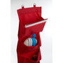 Over Door Red 4 Tier Hanging Organiser