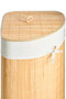Kankyo Natural Bamboo Corner Laundry Hamper