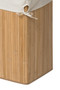 Kankyo Natural Bamboo Corner Laundry Hamper