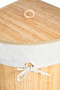 Kankyo Natural Bamboo Corner Laundry Hamper