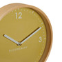 Vitus Yellow Wood Small Numbers Wall Clock