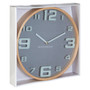 Vitus Grey Wood Large Numbers Wall Clock
