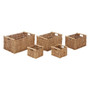 Water Hyacinth Storage Baskets – Set of 5
