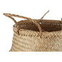 Gold Sequin Large Seagrass Basket