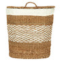 Oval Seagrass Basket with Lid