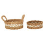 Set of 2 Low Seagrass Baskets