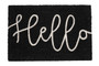 Filta Hello Black Coir Doormat
