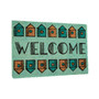 Welcome Home Light Green Doormat