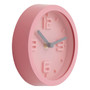 Elko Pink Finish Embossed Wall Clock