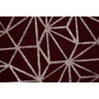 Mimo Dark Red Geometric Doormat