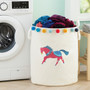 Mimo Eclectic Horse Laundry Bag