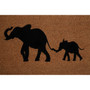Elephant & Baby Elephant Doormat