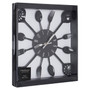 Black Cutlery Metal Wall Clock
