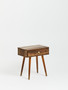 Frida Wood Veneer Bedside Table with 1 Drawer