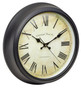 Robello 36cm Dia Black Lined Rim Wall Clock