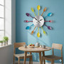 Romero 37cm Dia Multi Coloured Cutlery Wall Clock