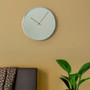 Baillie 40cm Dia Chrome and Mirror Wall Clock