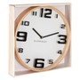 Vitus White Wood Large Numbers Wall Clock