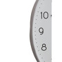 Elko Oval Wall Clock with Silver Finish
