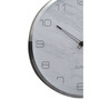 Elko Wall Clock with Silver / Grey Frame