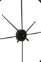Trinity Black Finish Wall Clock