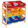 3 Tier Pine Frame Storage Unit