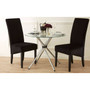 Clear Glass Dining Table
