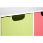 Kids White 4 Coloured Boxes Storage Unit