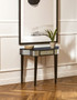 Clavier Black and Mirror Console Table