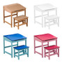 Children's Pink Desk and Stool