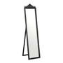 Boudoir Floorstanding Mirror with Matt Black Finish