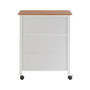 White-and-Bamboo-Top-1-Drawer-Kitchen-Trolley