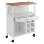 White-and-Bamboo-Top-1-Drawer-Kitchen-Trolley