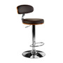 Bentwood Brown Bar Chair with Oval Back Bentwood Brown Bar Chair with Oval Back