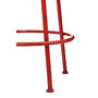 Artisan Red Metal Bar Stool