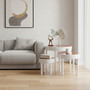 Moritz Nest Of 3 White High Gloss Table