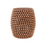 Templar Copper Finish Barrel Stool
