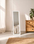Urban White Floor Standing Mirror