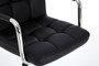 Starz Black Leather Effect Bar Chair