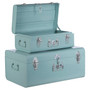 Green Storage Trunks - Set of 2