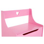 Kids Pink Heart Design Storage Box/ Seat