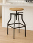 New Foundry Ash Seat Bar Stool