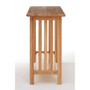 Natural Rectangular Console Table