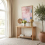 Selby Natural Rectangular Console Table