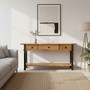 New Foundry 3 Drawer Console Table