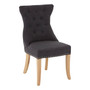 Regents Park Grey Linen Dining Chair