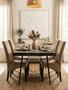 Medan Mink Cotton Velvet Dining Chair