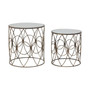 Avantis Antique Frame Round Tables - Set of 2