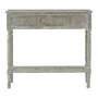 Heritage 2 Drawers Slate Grey Console Table