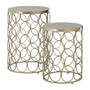 Templar Nickel Side Tables - Set of 2